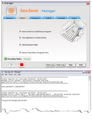 Keystrokes Monitoring Tool screenshot